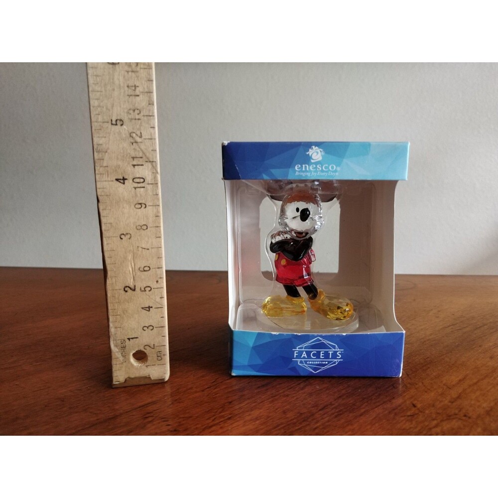 Enesco Disney Showcase Facets Design Collection Mickey Mouse Figure Acrylic 3.25 - Picture 2 of 8